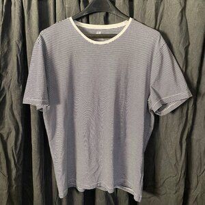 H&M Men's Short Sleeve Striped Shirt